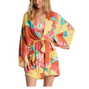 Billabong Loveland - Kimono Cover Up for Women NWT S/M